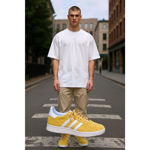 Adidas Mens Gazelle Sneakers - Picture 1 of 9
